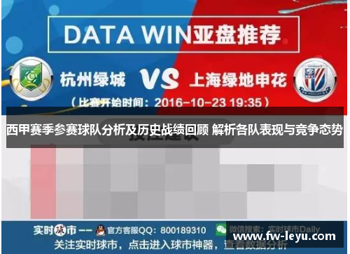西甲赛季参赛球队分析及历史战绩回顾 解析各队表现与竞争态势